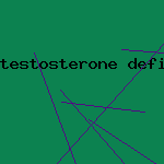 testosterone deficiency libido